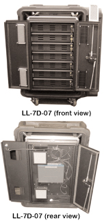 Laptop Lock-Up Deployable E-Tool Cabinet Model LL7D-07
